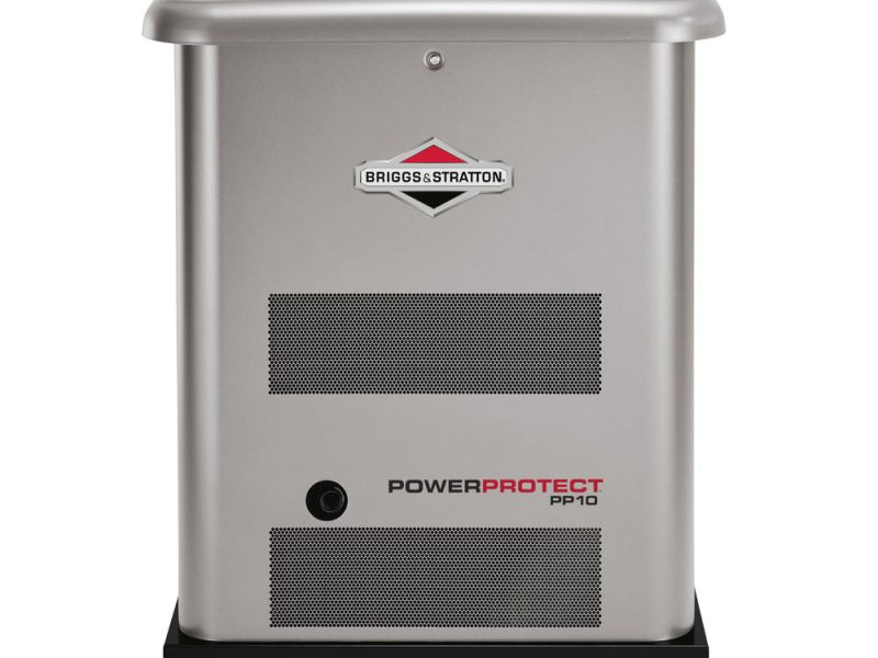 Briggs and Stratton PowerProtect Vanguard Engine 10kW Home Standby Generator front